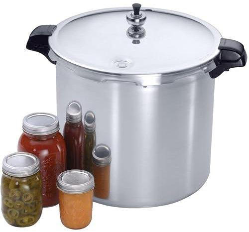 Aluminum Pressure Canner - Induction Compatible, 21 L