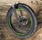 DualColorStampe Aufkleber Felgen FAT Bike 26 Zoll (66 cm) Rad Fahrrad Zubehör Fat Bike MTB Sticker Felgen Off Road - B0108 (Fluoreszierendes Grün)