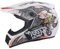 Kinder Crosshelm Mejia – Motorradhelm für Kinder, ABS-Schale, robuster Kinderhelm für Downhill, Quad und Motocross, Mattweiß, Größe S, 53 – 54 cm