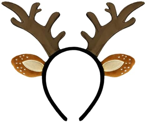 1 Stück Süßes Geweih-Stirnband, Rentier-Geweih-Haarnadel, Braunes Geweih-Stirnband, Weihnachts-Rentier-Geweih-Stirnband, Geeignet Für Karneval, Weihnachten, Maskerade