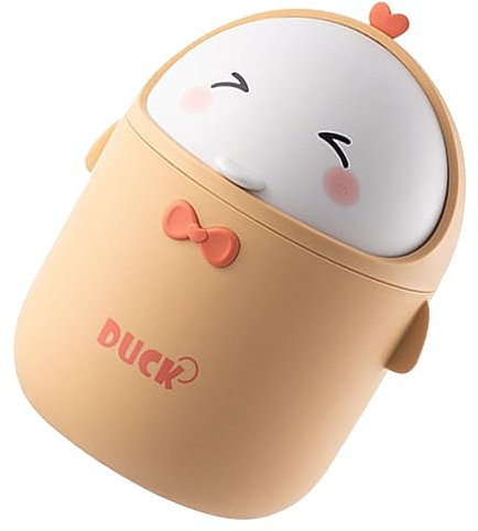 AOKWAWALIY Mülleimer für Kinder kleiner Papierkorb Mülleimer für Auto mit Deckel für Schreibtisch Tisch niedlich kleiner Kaffetisch pp