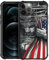 DAIZAG Soft Phone Cover Case Compatible with iPhone 14 Pro | Shockproof, for Boy Men Gift Case, Christian Jesus God Bless American Flag
