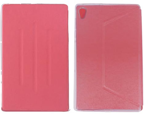 Funda Cubierta Inteligente Plegable para Lenovo Tab M10 HD 10,1 (X306 - X306X - X306F), Flip Smart Cover, Carcasa Protector, Rojo