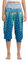 HAPYWER Pantaloni corti da yoga da donna, 3/4, lunghi, Capri estivi, 3/4, leggeri, pantaloni da spiaggia, pantaloni ariosi, per pilates, yoga, S-2XL, Coda di pavone blu, XL