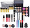 EONFAVE Make-up Sets, Multifunktion Schminkset, All-in-One Adventskalender Schminke, mit Lidschatten Palette, Lippenstift, Concealer, Eyeliner, Foundation und Pinsel, Für Bestes Schminke Geschenkset
