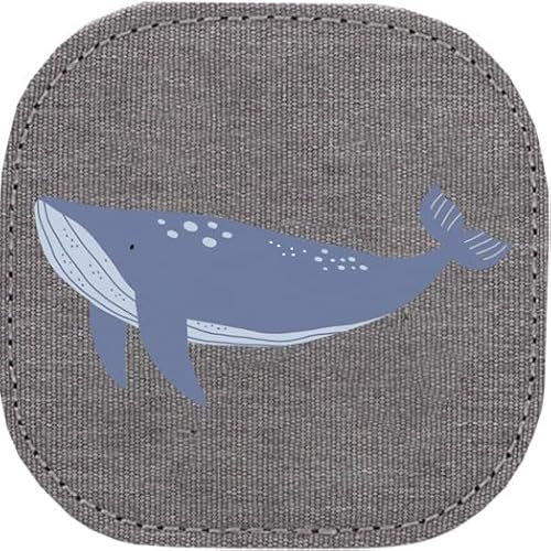 Klett Patch Zubehör für JP Journey Taschen für Musikbox und Kleine Kekse Rucksack, 8 x 8 cm (1 Stück Wal)