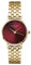 Rosefield Montre Femme Small Edit Bordeaux