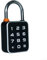 SPORTARC Cadenas intelligent en métal avec déverrouillage biométrique par empreintes digitales et design résistant aux intempéries