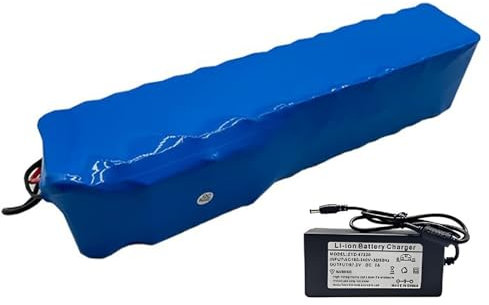 Batterie de vélo électrique 60 V 20 Ah pour vélo de ville électrique Batterie de remplacement avec chargeur et BMS Batterie au lithium avec chargeur T plug