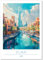 Happymotive – Dubai Poster Deko Schlafzimmer | Wanddeko & Wandbilder Wohnzimmer | Aesthetic Room Decor | Bilder & Kunstdrucke in A2 40x60, A3 30x40, A4 20x30 300g Papier ohne Rahmen