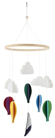 RORPOIR Kinderbett Mobile Windspiel Hängender Windspiel Spielzeug Für Kleinkinder Kinderzimmer Beruhigen Babys Stimmung