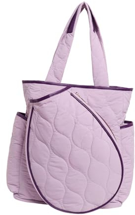 F Fityle Tennisschläger Bag Pickleball Rucksack Squash Rackets Rucksack Daypack Travel Bud Badminton Tasche Aufbewahrung Taschenkarrung Tasche, Lila