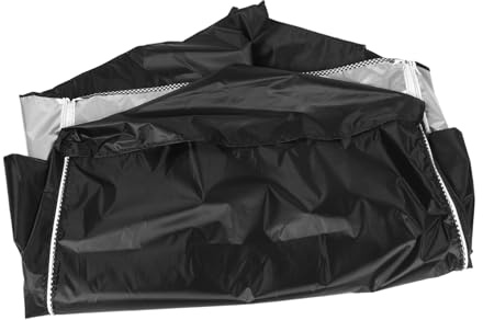 Abdeckung Oxfordstoff, Schwarz, für Waschmaschine und Trockner | Trommelgeräte, Outdoor Einsatz, Beschichtetes Gewebe, Schutz vor Witterung