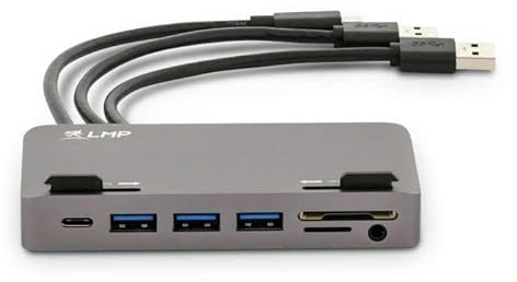LMP USB-C Attach Dock Pro 4K 10 Port for iMac, Space Gray, 18633