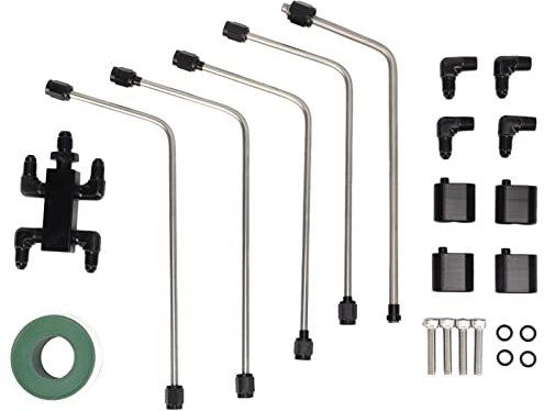 Torvex Steam Vent Kit, Stainless Steel Coolant Crossover Pipe and Steam Port Line Compatible with GM LS1, LS2, LS3, LS6, LS7 and LSX Engines for Cooling System Air Bleeding