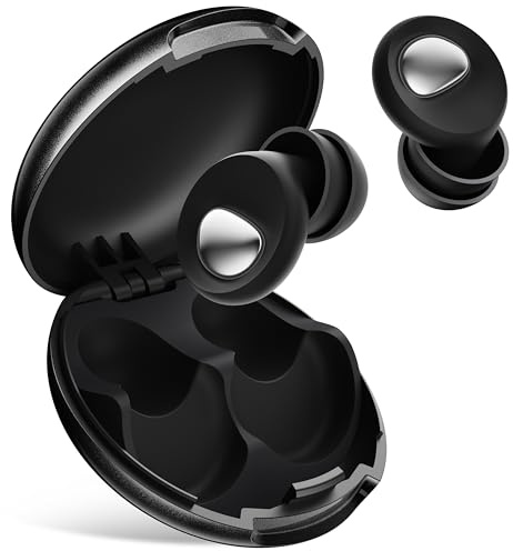 BAZOKKI Tappi Orecchie Dormire 2.0 - Metallo BAZOKKI Mute Upgrade | 45dB Riduzione Rumore Lab-Test, Silicone Militare per Chi Dorme di Lato, Riutilizzabile + 8 Paia Tappi Intercambiabili