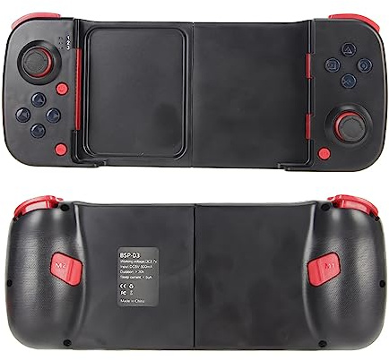 LICAEVEY Contrôleur de Jeu Mobile Bluetooth Manette de Jeu de Téléphone sans Fil Extensible pour Android, 135 à 173 Mm avec Prise en Charge de L'application pour Utilisation de