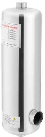 LINHYUK Échangeur de chaleur pour piscine 60 kW max 110 ℃ Pompe de chauffage de piscine en acier inoxydable 250 l/min Débit d'eau chaude 30 l/min pour spa, piscine, chauffage de piscine