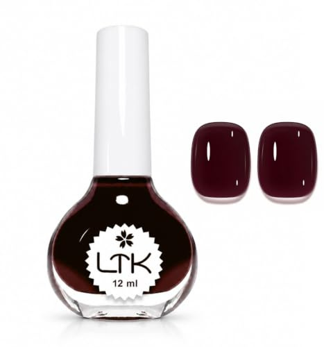 Burgundy Nail Polish, Dark Red Nail Varnish Quick Dry, High Glossy Shine | Classic Christmas Deep Red Nail Polish For Women Manicure Diy No Uv Lamp Needed