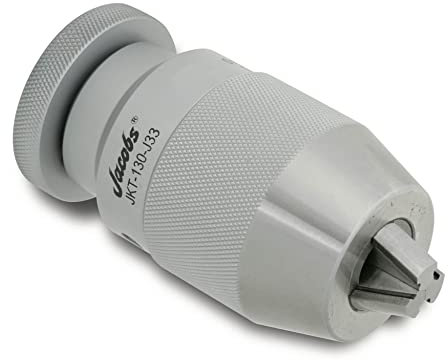 Jacobs Chuck 9682d alta precisión modelo Taper mounted Industrial Portabrocas sin llave, 33JT pantalla plana, 33/64 máxima capacidad, 3 – 29/32 cerrado longitud