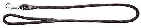 Dingo Hundeleine, leichte Leine aus Kordel, schwarz, 10340