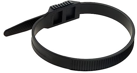 Lot de 25 colliers de câblage 6x175mm - Transparent - Zenitech