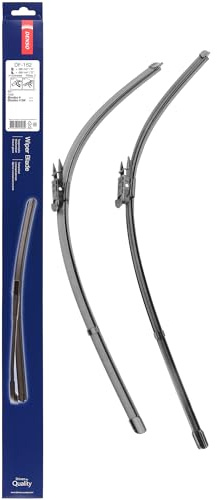 DENSO Flat Front Window Wiper Blade DF152-680/680mm - Premium All Season Replacement Wipers - Pinch tab Arm - LHD/RHD