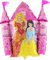 Ballonim® Schloss/Burg Folienballon ca. 85 cm Luftballons Folienballon Party Dekoration Geburtstag