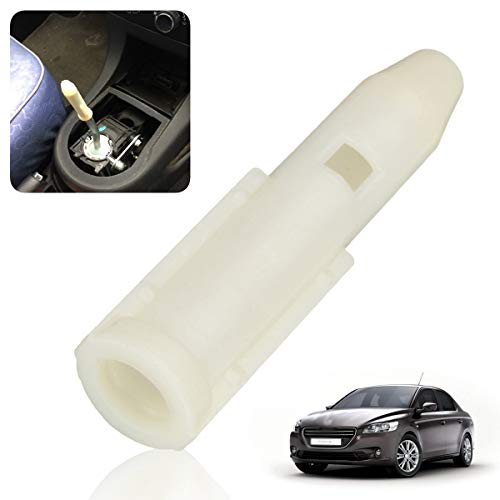 Viviance Getriebe Shift Knob Sleeve Adapter Lever White kompatibel mit Peugeot 106 107 206 207 301 306 307 308 2008 3008 406 508 5008 605 807 Partner usw kompatibel mit Citroen C1 C2 C3 C4 usw