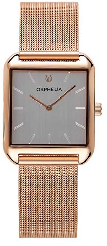 Orphelia Damen Analog Uhr Olivia mit Edelstahl Armband roségold