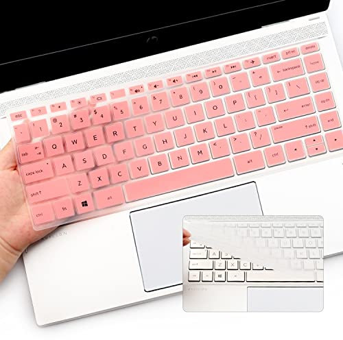 2PCS Keyboard Cover for HP Pavilion (x360) 14m/14-ba 14t/14m/14-dh 14-dq 14-cd/ce Series 14-ce3064/3065st 14-dq1040 14m-ba011/013dx 14-dh2097nr 14m-cd0001/0003dx,HP14-dq/dk 14-ca/cf 14-fq Series
