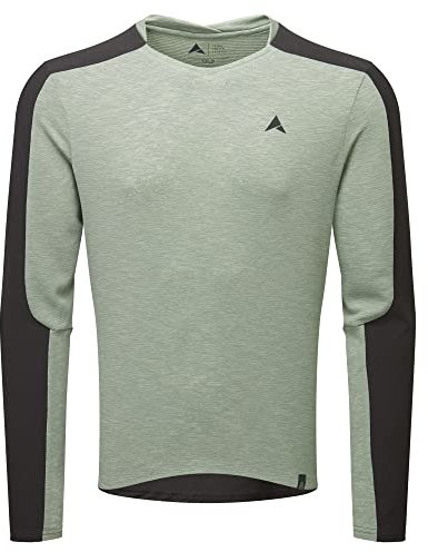 Altura Mens Ridge Performance Long Sleeve MTB Cycling Jersey - Stone - Large