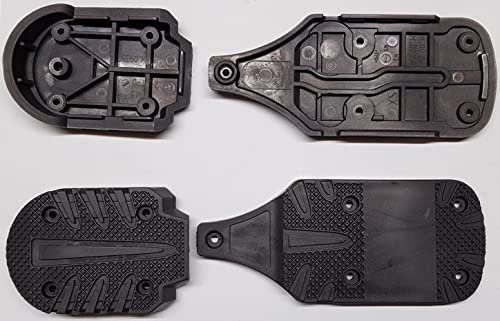 HEAD Sohlenplatten Heel Toe Rap Next Edge 3 Set - Skifahren - Schwarz - Erfahrene Skifahrer - Unisex - Ski Binding Plate Set - Sohlenplatten - Ski-Bindungsplatten