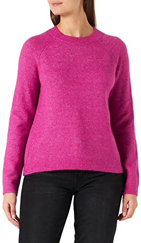 PIECES Damen Pcjuliana O-Neck Knit Noos Bc Pullover, Rose Violet, XS EU