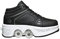 Roller Skate Shoes Rollschuhe Schuhe Mit Rollen Skateboardschuhe,Inline-Skate, verstellbar Damen Schuhe mit Rollen für mädchen (37, Black Without Light)