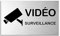44692-S - Placa de vídeo (aluminio cepillado, 60 x 100 mm, doble cara, adhesivo en la parte posterior
