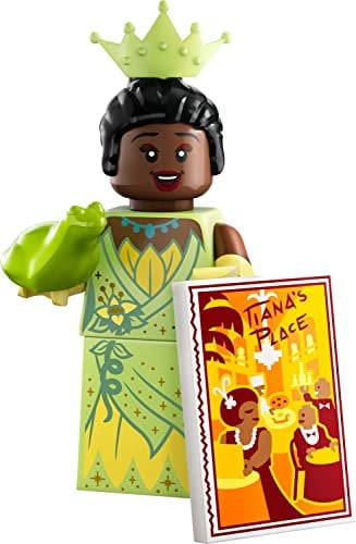 Auswahl: Lego 71038 Minifiguren - Disney 100 Jahre - Minifigures Sammelfiguren Disneyfiguren + Gratispostkarte (05 - Prinzessin Tiana)