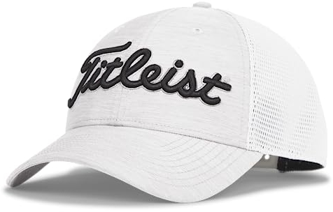 Titleist Herren Players Space Dye Mesh Cap, Charcoal/schwarz, Einheitsgröße