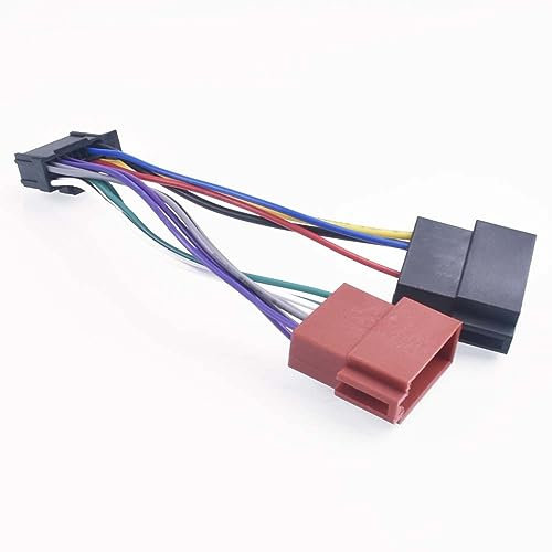 Toiumops Cable Adaptateur pour Pioneer, 16Pin Autoradio Harnais Fil Fiche Câble ISO Connecteur 2003-2009