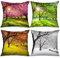 Tucocoo 4 Stück Landschaftskissenbezüge, quadratisch, 45,7 x 45,7 cm, dekorativ, modern, natürlich, bunt, Kissenbezüge für Sofa, Bett, Couch, Auto, Überwurf-Kissenbezüge