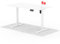 Standable ECO Höhenverstellbarer Schreibtisch 140 x 80 cm I elektrischer Office Table mit 3 Speicherstufen I Schreibtisch höheneinstellbar 70-115 cm I Büro-Tisch mit 1,8 cm Dicke