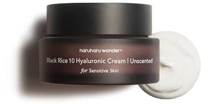 HARUHARU Wonder | Crème hyaluronique au riz noir (non parfumée) 1,69 fl.oz / 50 ml | Crème hydratante | Sans parfum pour les peaux sensibles, produit végétalien et sans cruauté animale | EWG Green