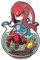 Z-lda Mipha Abzeichen Breath of The Wild Cute Mipha Metall Abzeichen Z-lda Game Collection Buch Tasche Dekoration Brosche (A) Mehrfarbig