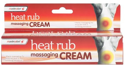 1x70g MasterPlast Heat Massaging Cream - Deep Rub, Fast Relief for Muscle Discomfort, Soothing Warm Massage Cream Tube