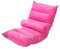 Folding Floor Gaming Chair, Floor Chair with Backrest, 4 Position Upholstered Adjustable Floor Beanbag with Breathable Cotton and Skin Friendly Flannel, Suitable for Adults and Children, Great for Rea