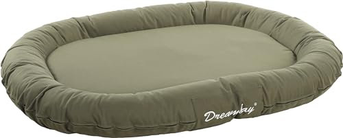 Flamingo Dreambay Ovales Hundebett – 120x90x16 cm, Perfekt für Labrador, Rottweiler, Golden Retriever, Deutscher Schäferhund usw.