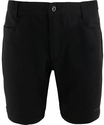 Alpine PRO MYRTL Herren Kurze Hose, Kurze Wanderhose, Outdoor Shorts, Kurze Freizeithose, Activewear für Herren, Kurze Trekkinghose Herren, Elastisches Material, Schwarz Shorts (50)