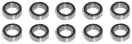 10x Kugellager 5x8x3 mm - MR85W3 2RS Miniaturkugellager Radial Rillenkugellager Wälzlager rcbay Kugellager Chromstahl beidseitig gedichtet