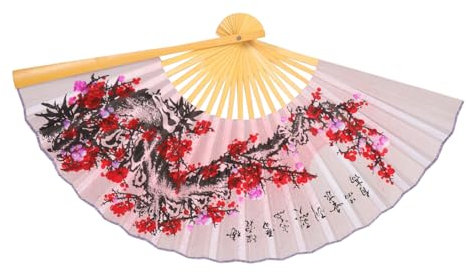 HAWILLOSCH Éventail Pliant Décoratif Chinois Accessoire De Photographie Et Décoration Pour Et Événements Style Antique Avec De