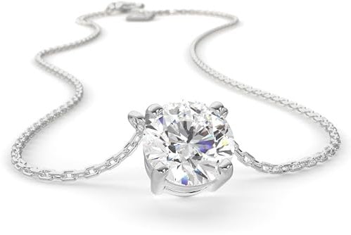 SERASAR Collana Da Donna Collana D’argento Gioielli Da Donna Con Ciondolo Catena D’acciaio Inossidabile Collana D’argento Gioielli Catena D’argento Ciondolo Di Pietra Collana Di Pietre Preziose